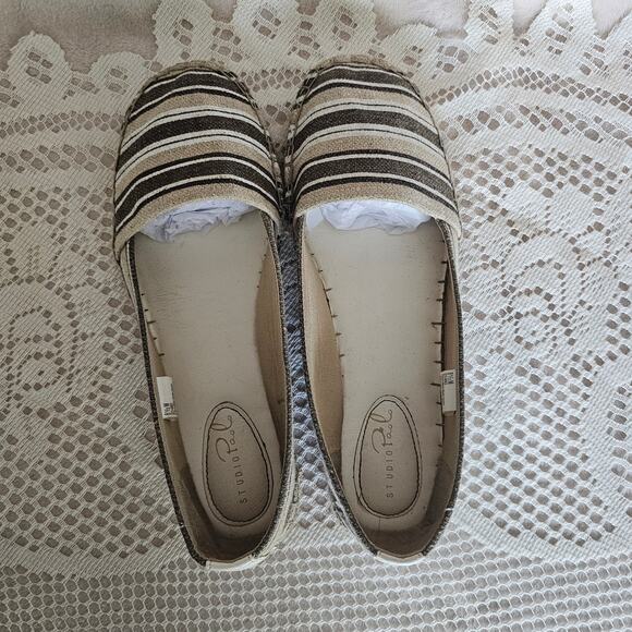 Studio Paolo Women's Tracey Casual Slip On Sz8.5 Natural Neutral - Picture 5 of 7